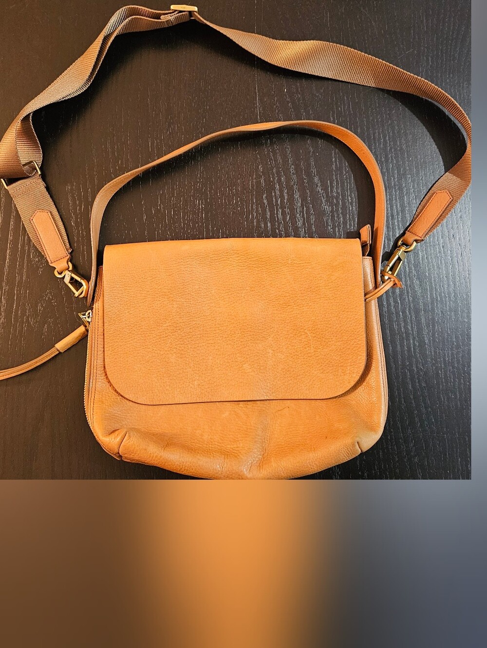 Fossil Tan Leather Handbag
